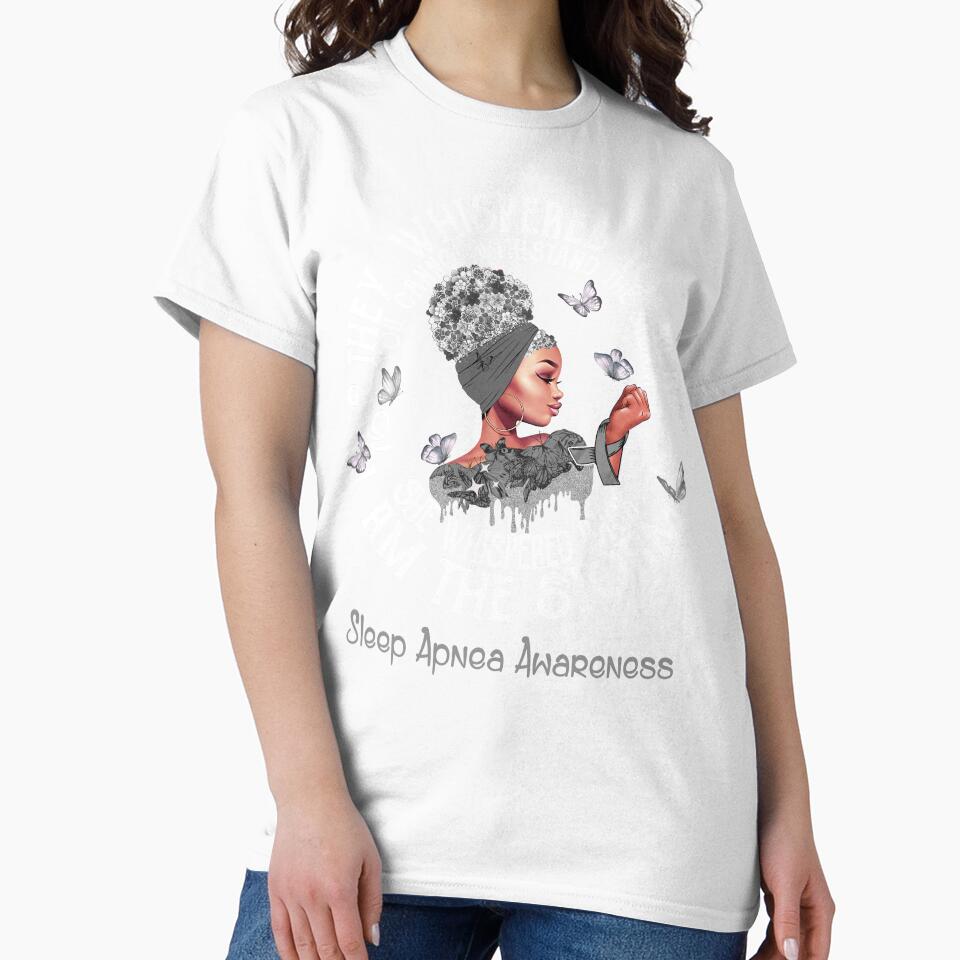 Black Girl Fighter Strong I Am The Storm Sleep Apnea Awareness by Mnrshirley