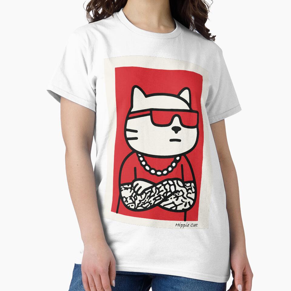 Hippie Cat by bixdesign
