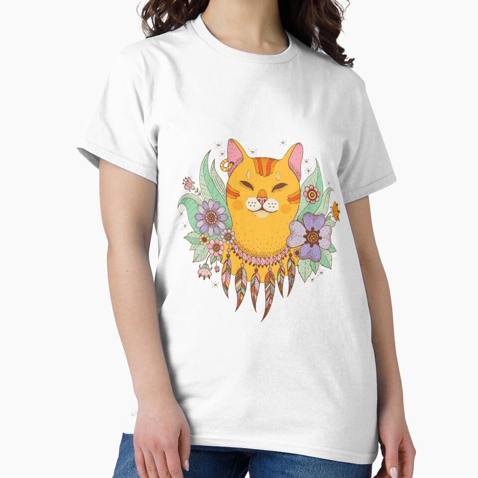hippie cat by itswallcraft