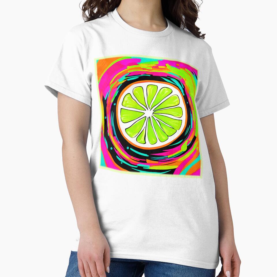 Lime Slice Pop Art by Health And Fitness Posts e-Store
