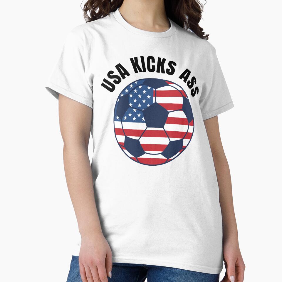 Soccer Player America World Cup USA Ball American Flag 250th Anniversary by DogLover332