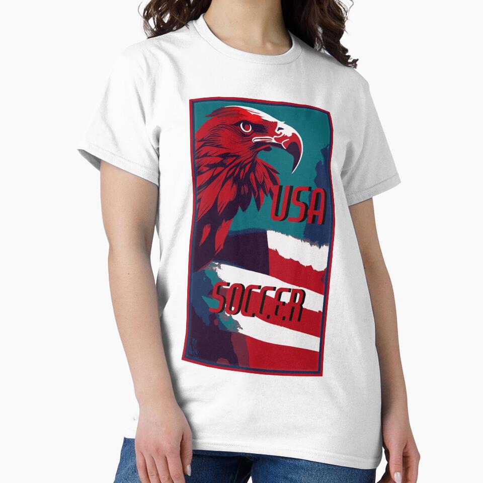 USA shirt. Powerful Symbol of USA by Soccer-Stuff