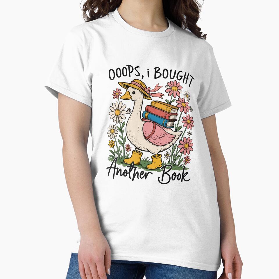 Oops I Bought Another Book Funny Reader Quote by CleanDecor