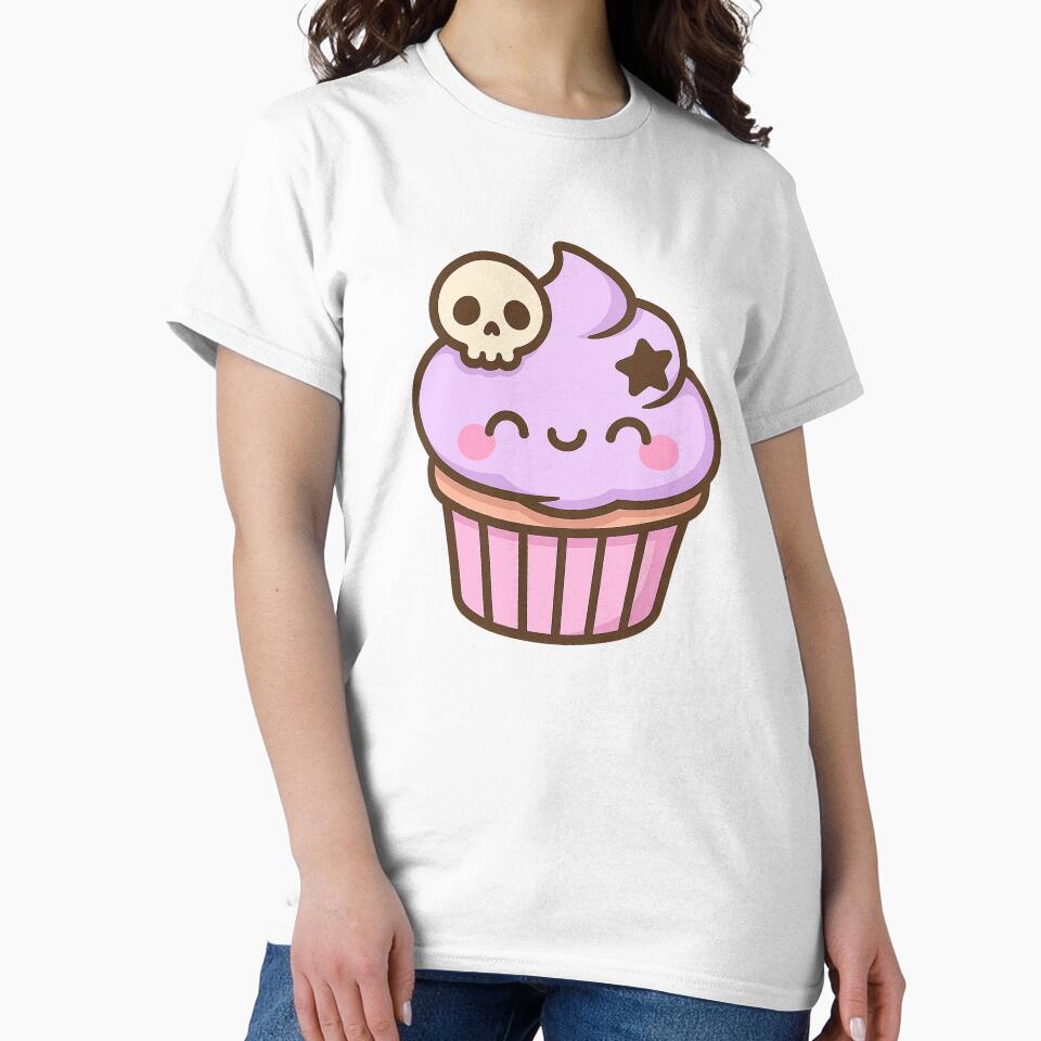 Kawaii Halloween Cupcake Pastel Cute Spooky Dessert Character by ThaiArtShop
