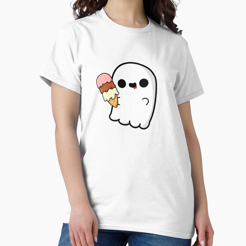 Cute Cartoon Ghost || Kawaii Halloween by cookingwithten