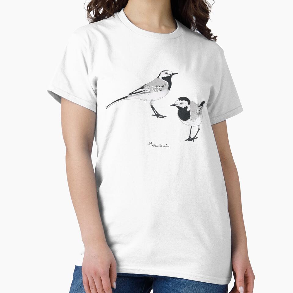 White Wagtail by Luzeilustración