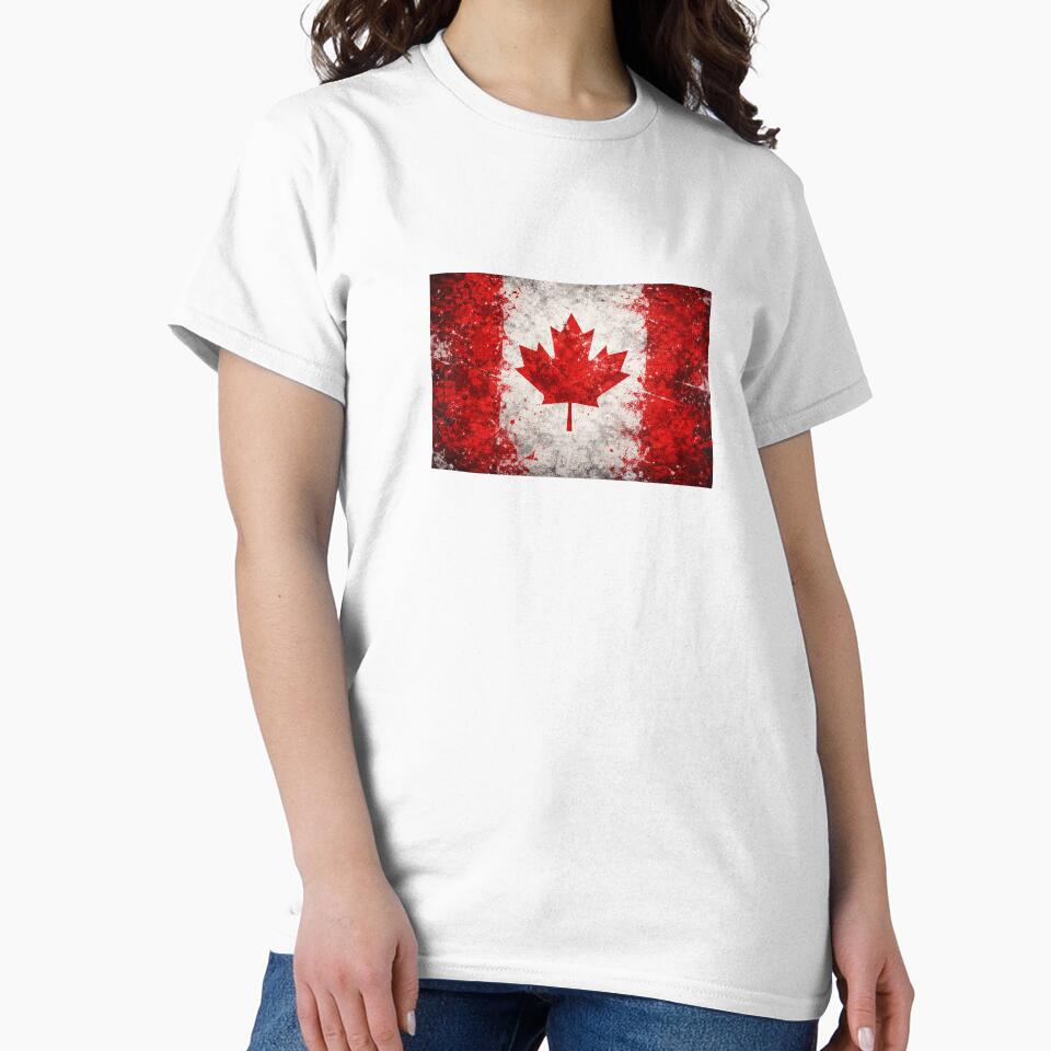 Canada Football World Cup Flag | Grunge Canadian Soccer Art by tangramrachel