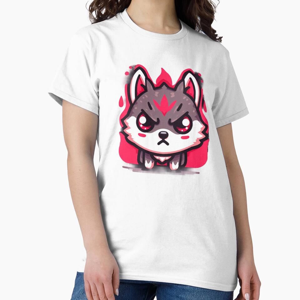 kawaii angry wolf by Animalia-