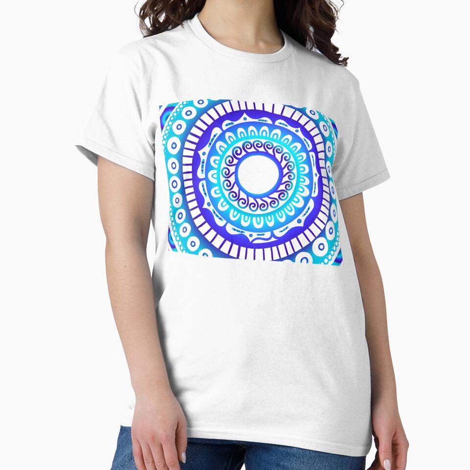 Mandala Blues by Marianna's Meraki