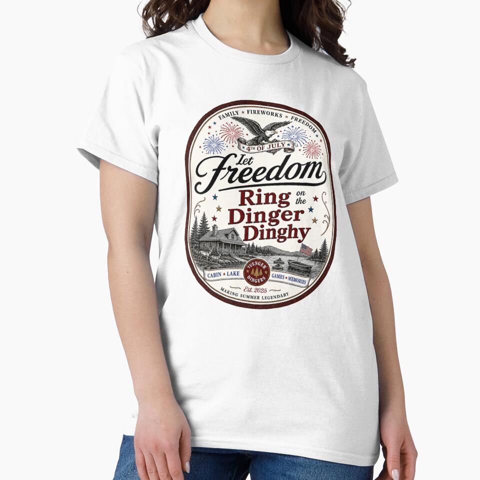 Let Freedom Ring on the Dinger Dinghy by frivolousclay