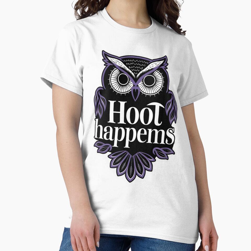 Owl Sarcastic Animal hoot happens by MaggiLars