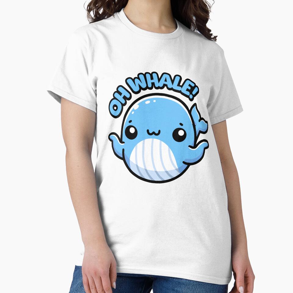 Oh Whale! Kawaii Cute Whale Pun by PMCreative