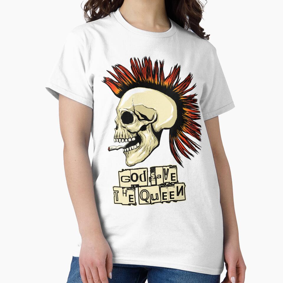 God Save The Queen - Punk Rock Skull by MagicEyesOnly