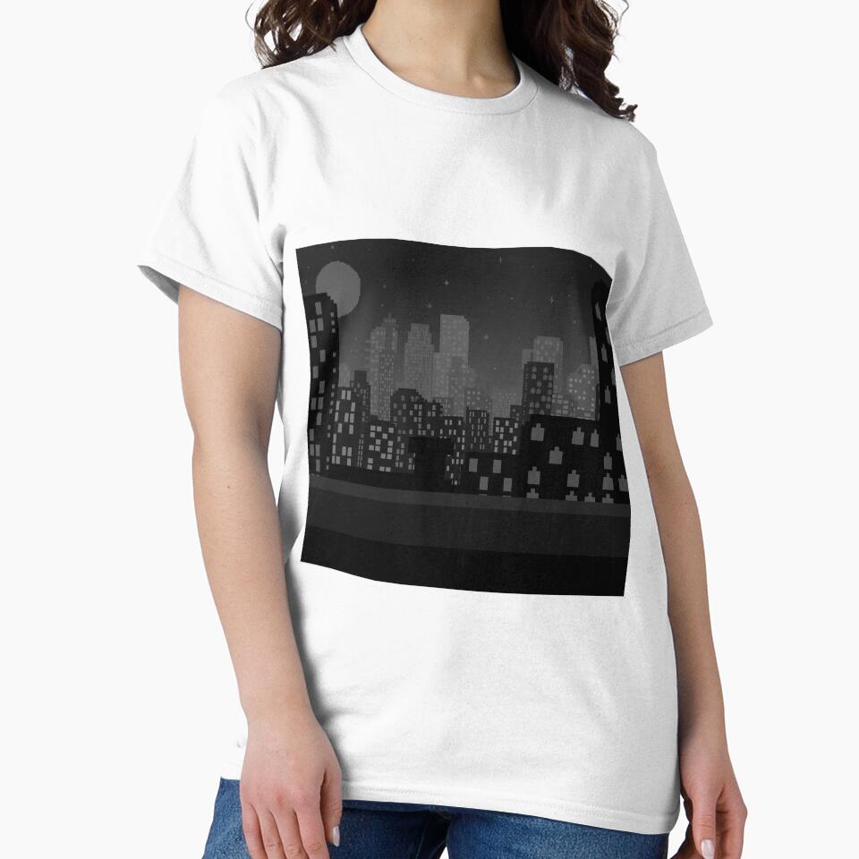 noir pixel city by SoulButler