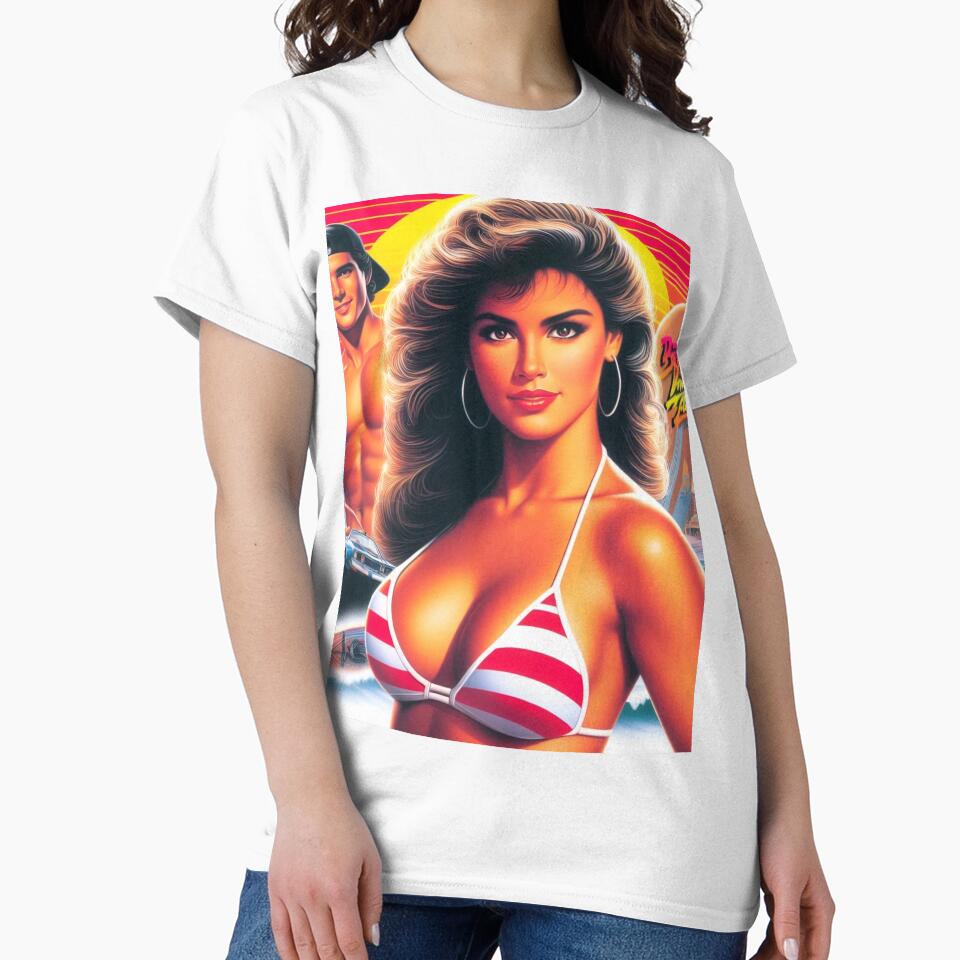 80s Hot Summer Woman by PulpVintage