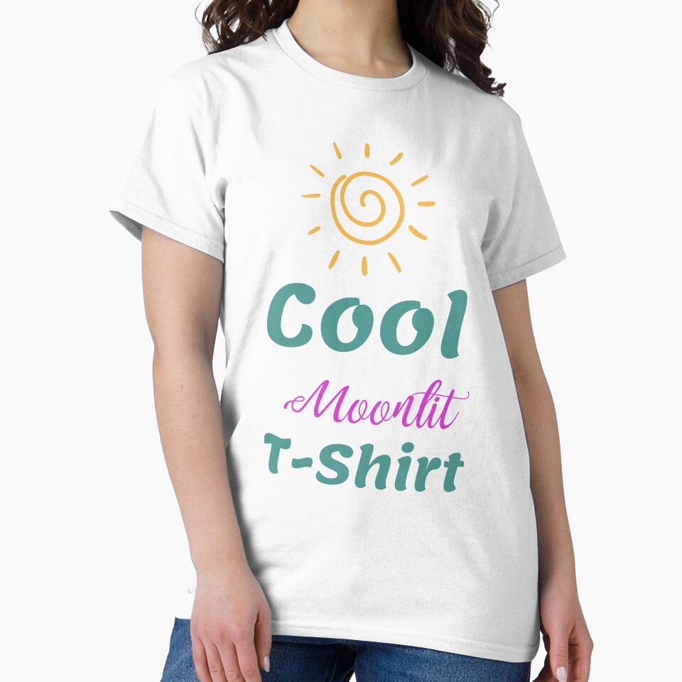 Cool Moonlit T-Shirt by Thipakorn  Chinakhai
