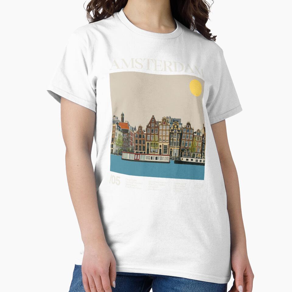 Amsterdam Minimalist Aesthetic Dark Colour by moyjoystudio