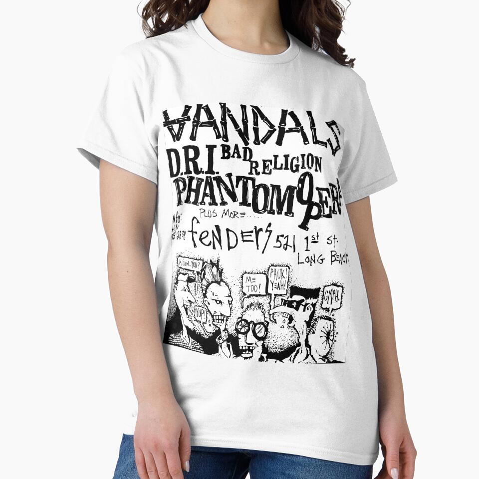The Vandals Punk Show Flyer by Dennis Purcell