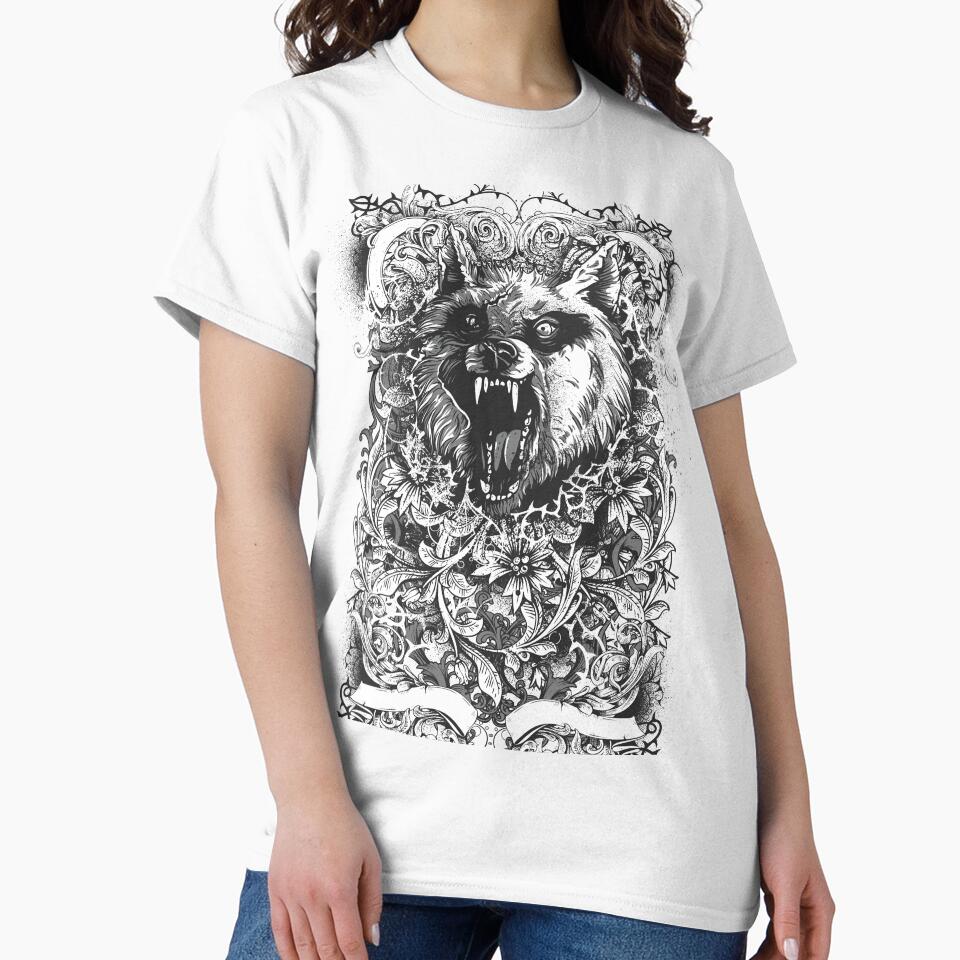 Angry Wolf  - Gothic Style by TinoThreads