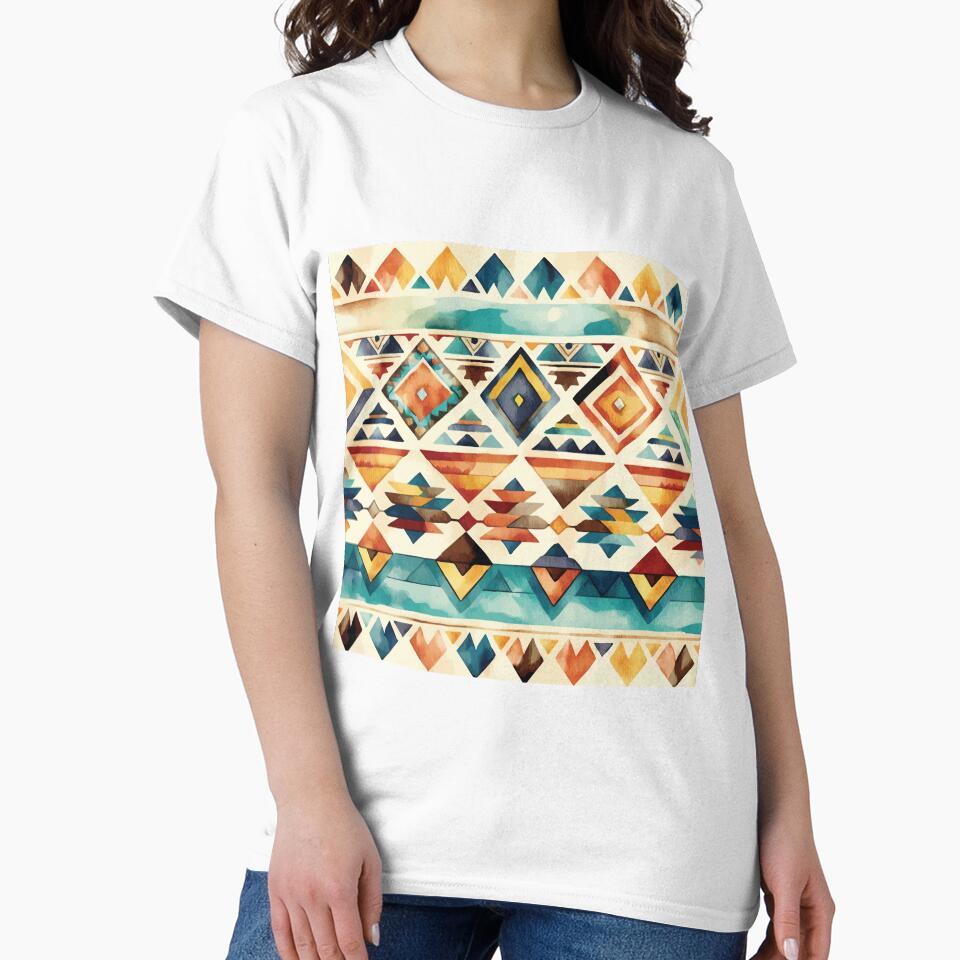 An Aztec Geometric Southwestern Design - Boho Chic Patterns by GVRDesign