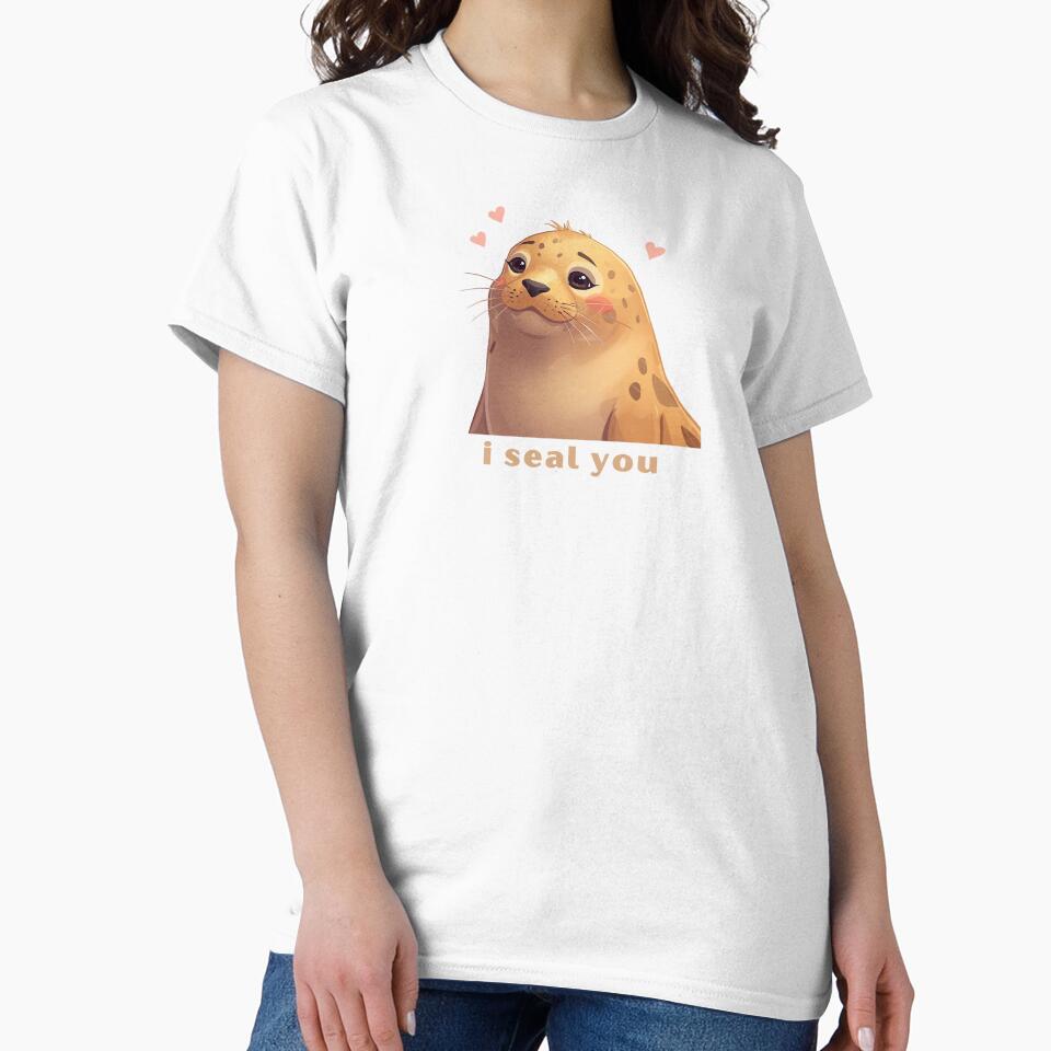 I Seal You - Cute Pun | TeeHee Puns Funny Design by TeeHee Puns