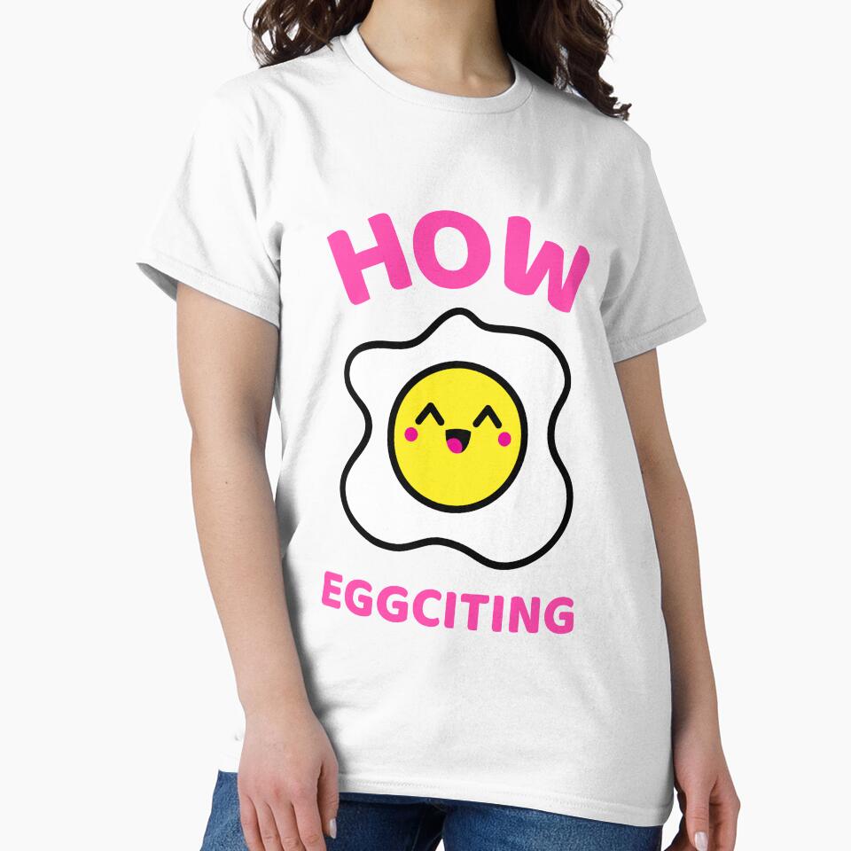Kawaii food eggciting pun by plzLOOK