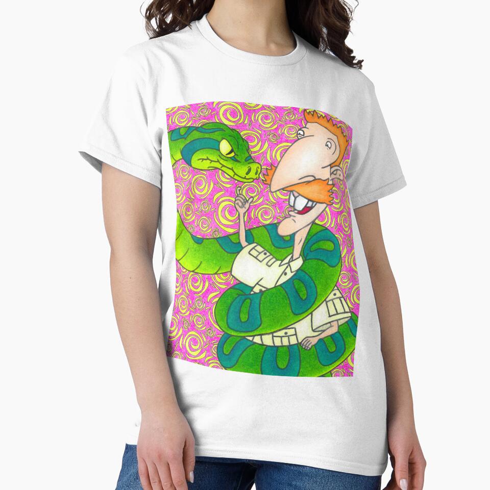 Nigel Thornberry The Wild Thornberrys Neon Pattern 90s by AbbysRadArt