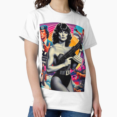 80s Movies War Woman by PulpVintage