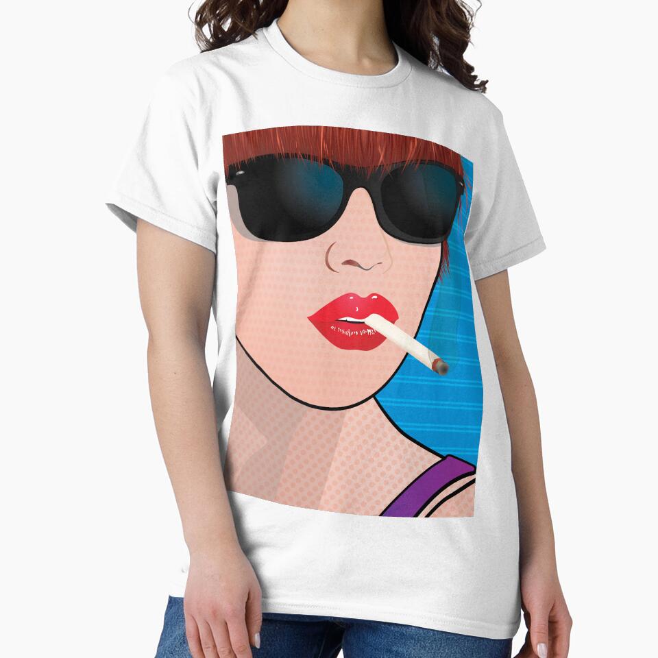 Pop Art Beautiful Woman Cindy Pop Art Girl by Frank Schuster