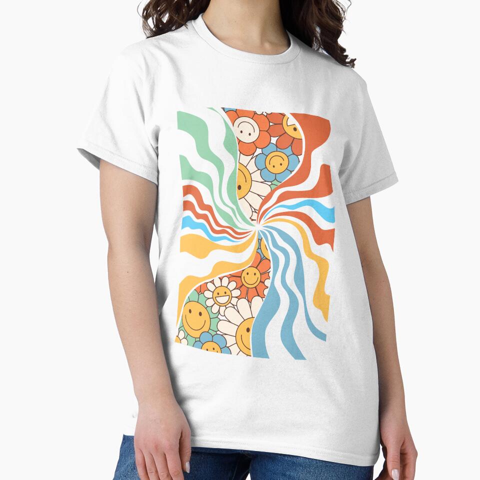 Hippie Psychedelic Daisy Flowers by I Am Cuta
