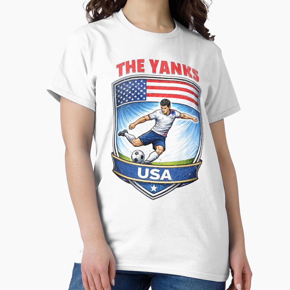 USA Vintage Soccer Badge 2026 - The Yanks Edition by Tee Nook