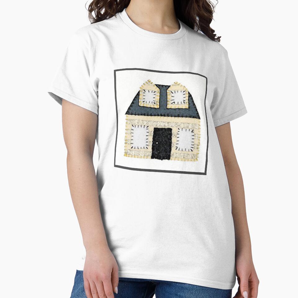 Excerpt from 3 Houses #1-Yellow House by ErinBrieArt