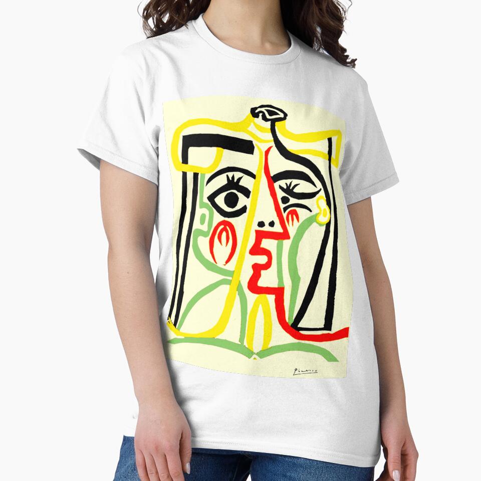 TETE DE FEMME : Fantasy Abstract Painting Print by posterbobs