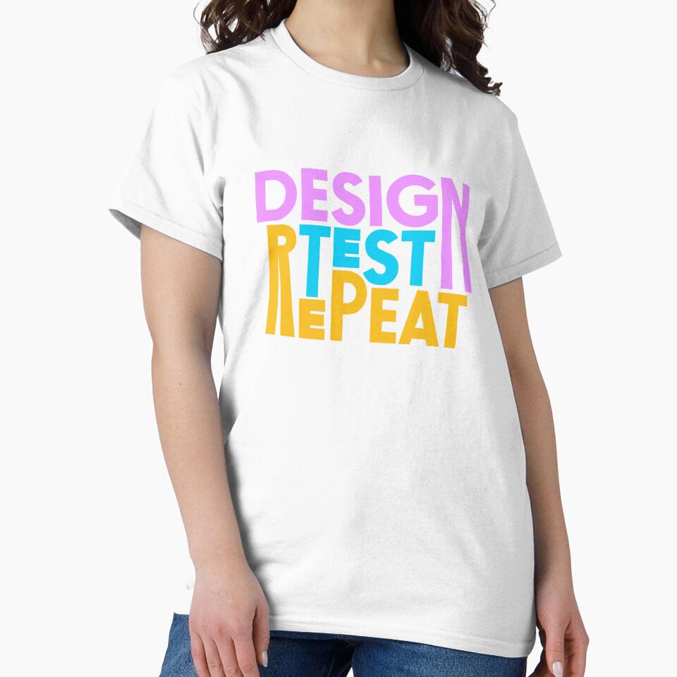 Design Test Repeat - UX Designer | Product Designer | UI Designer Stickers by PoshPixel