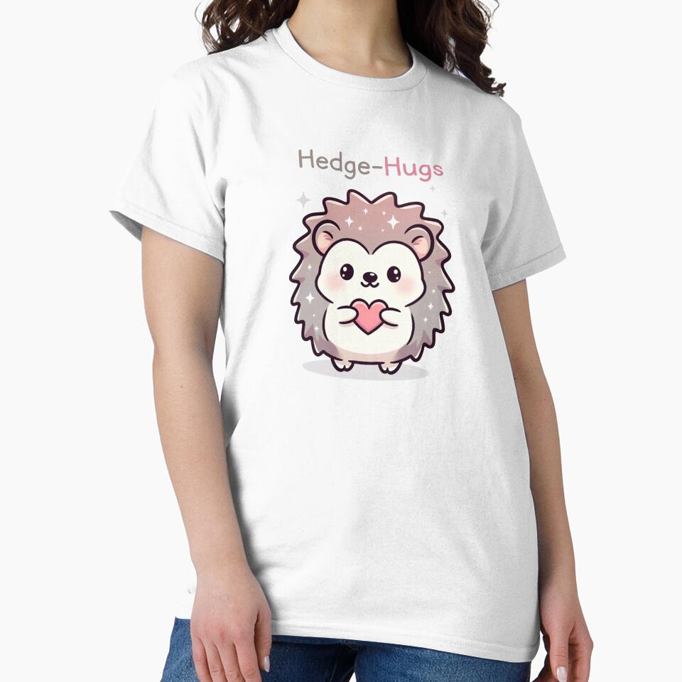 Kawaii Hedgehog Holding Heart Cute Valentine Gift by GrumpySableye