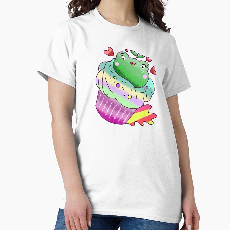 Cute pink Kawaii froggie cupcake by Quacktails