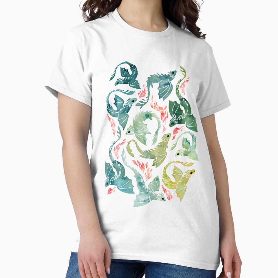 Dragon fire turquoise & green by adenaJ