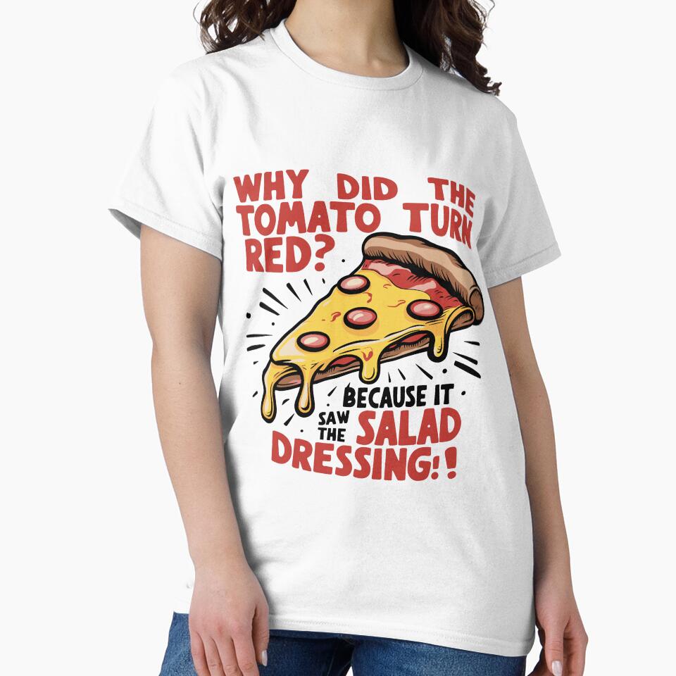 Cheesy Dad Jokes Slice of Pizza by DreamVibeShirt
