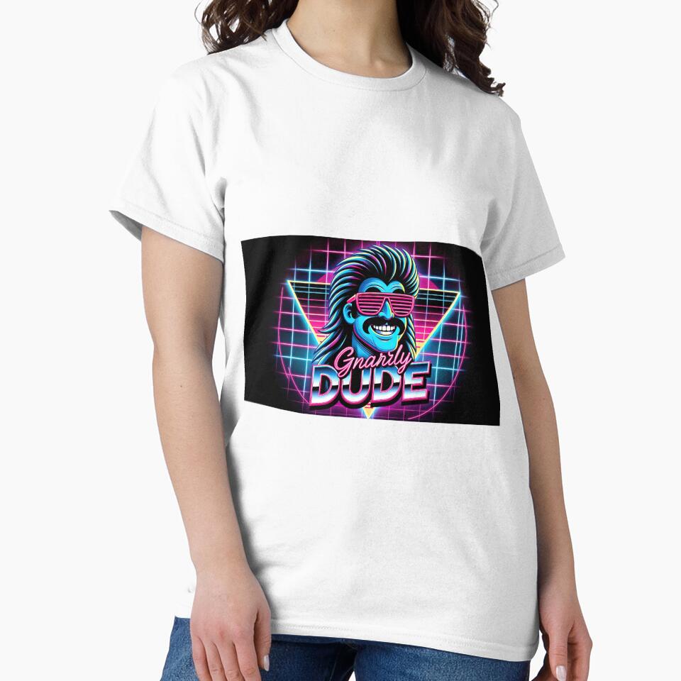 80s slang: Gnarly Dude by 80s teeshirts