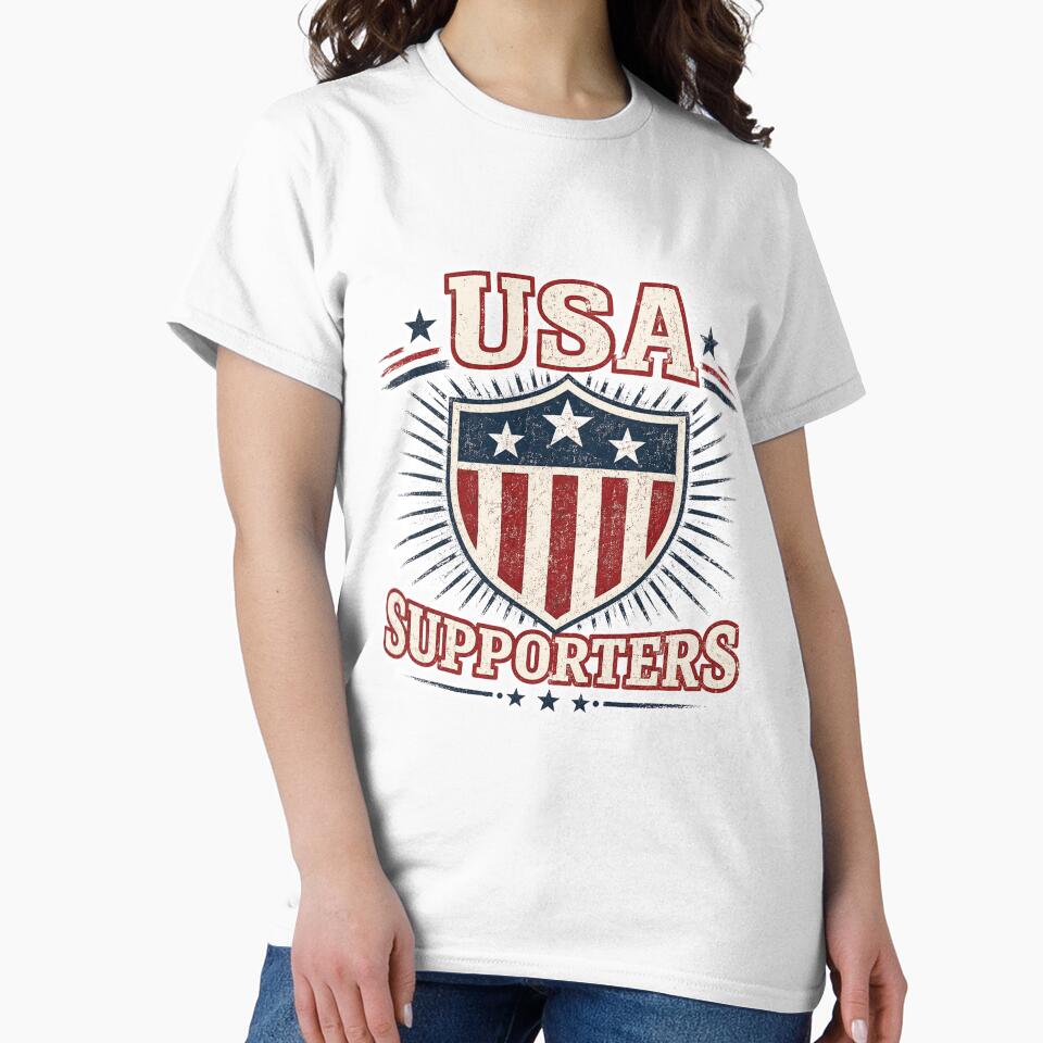 USA Supporters Shirt Vintage Soccer Tee World Cup 2026 American Football by ToastDesign