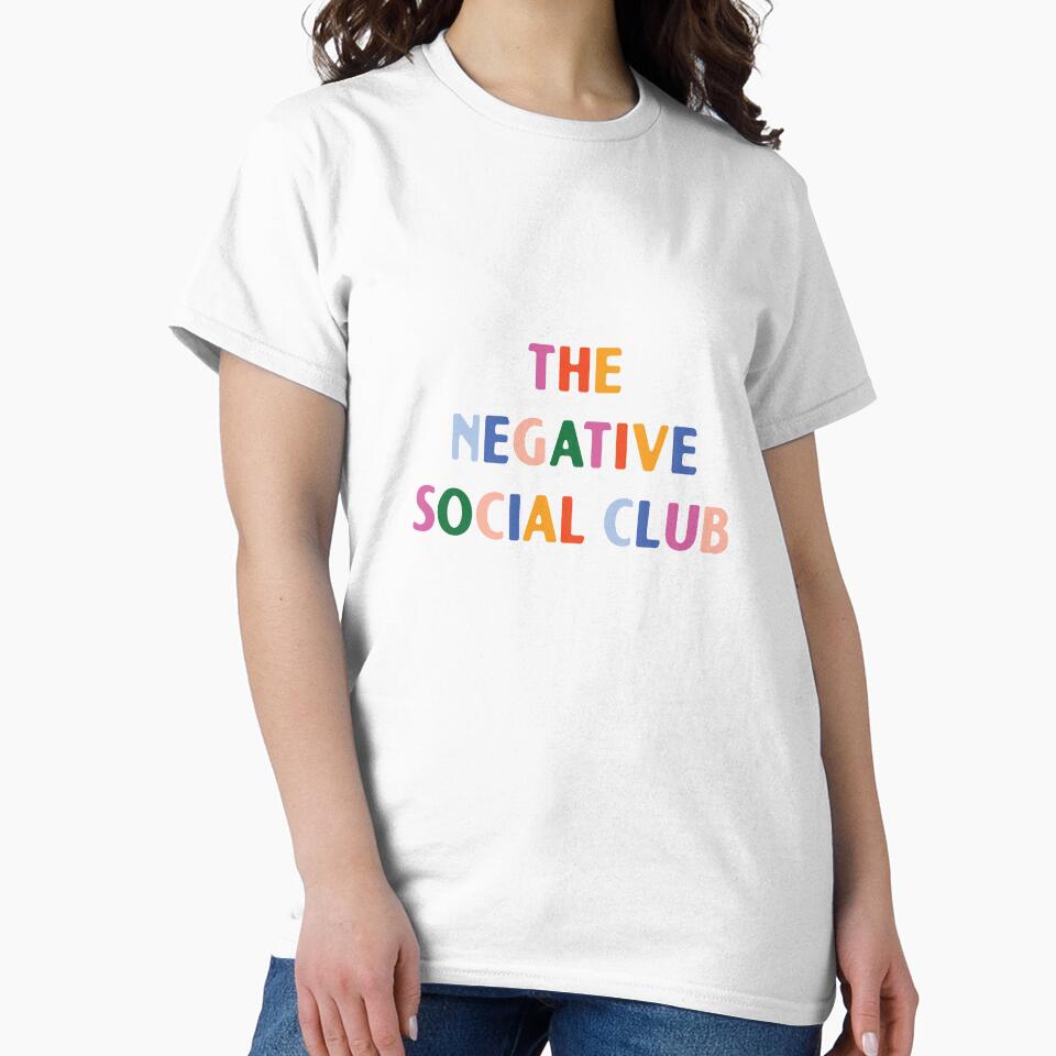 The negative social club  |  unmotivated funny negative quote by Magic Mango