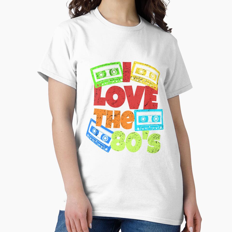 Vintage I Love The 80's Retro Cassette by alyedel
