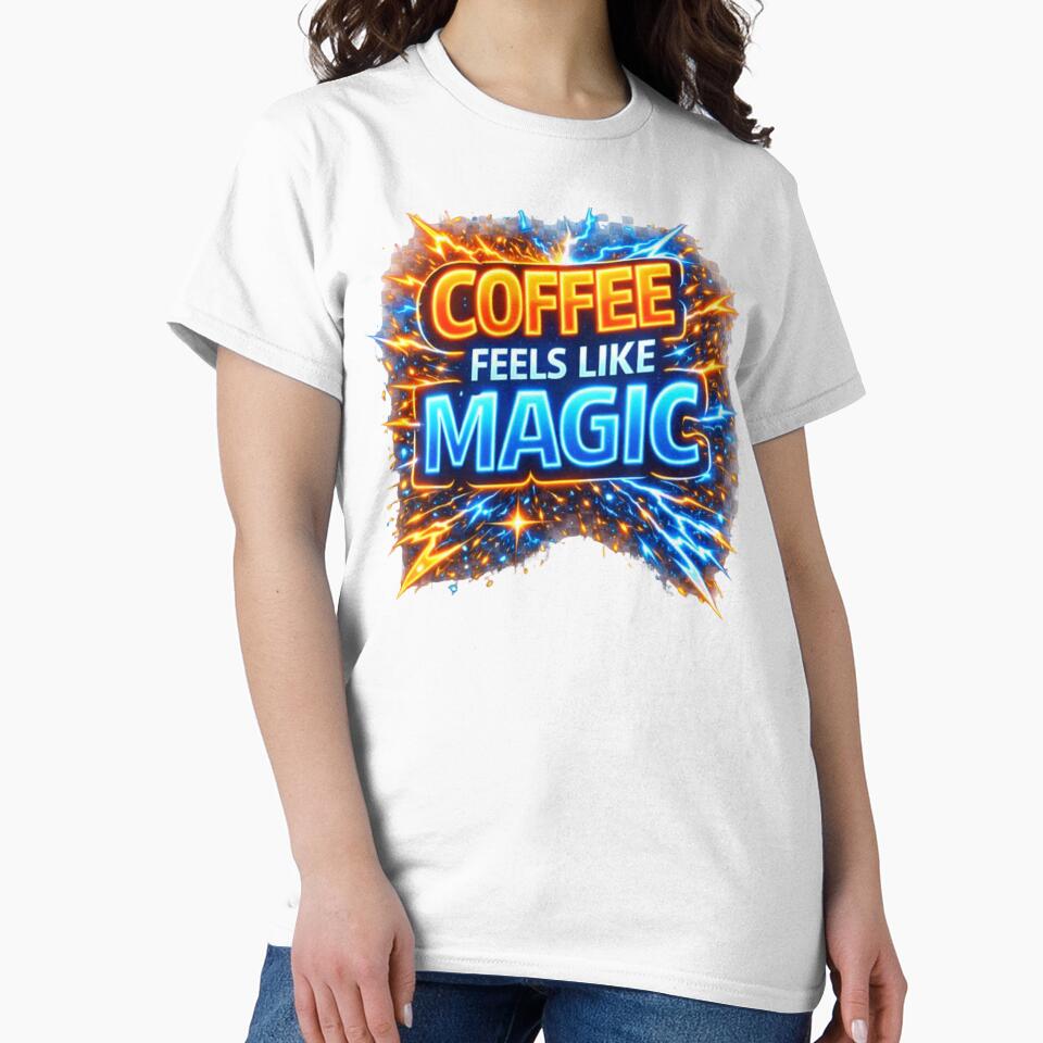 COFFEE FEELS LIKE MAGIC by Nika Art Studio