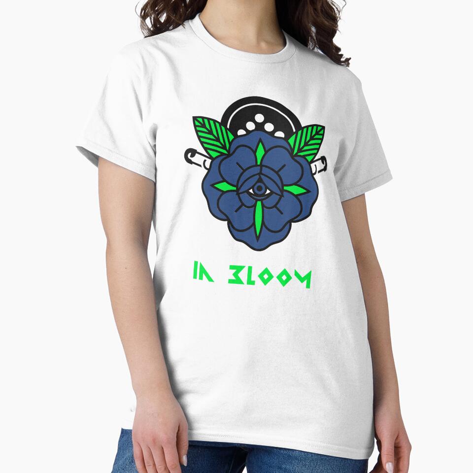 In Bloom – Grunge Flower Shirt – Vintage Alternative Aesthetic Tee by Willebees