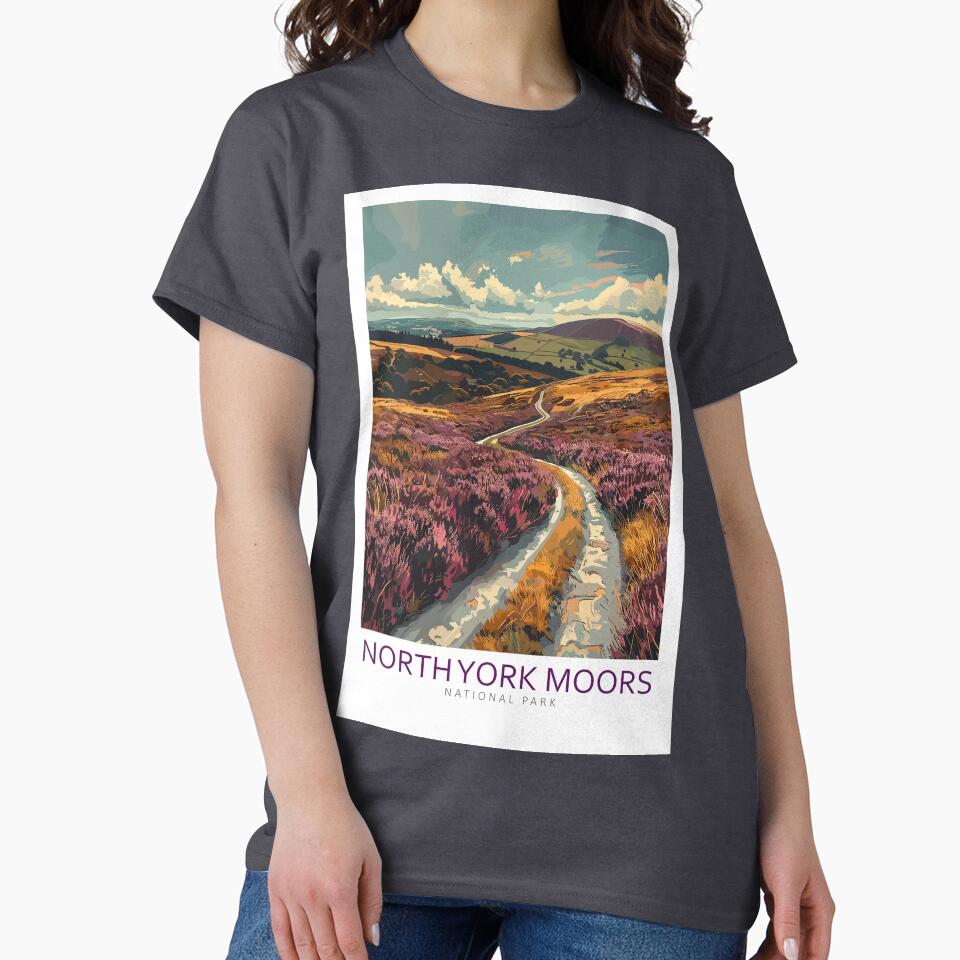 North York Moors National Park United Kingdom - Travel Art by Marciolini