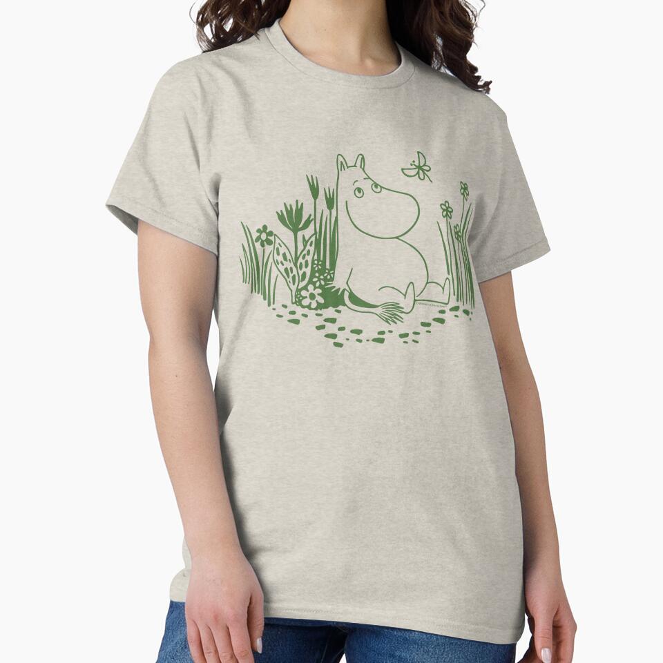 Moomin Moomintroll Relaxing In The Garden by MoominStore