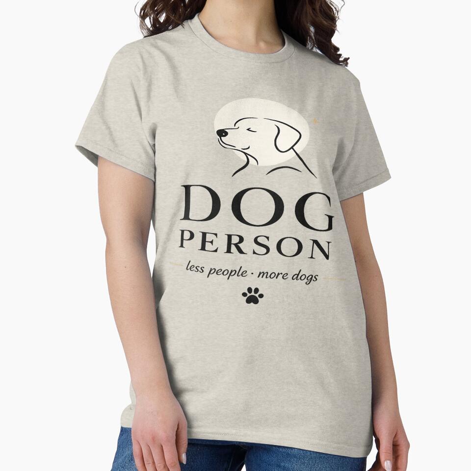 Minimal Dog Lover Premium Typography Design by DAXIFY