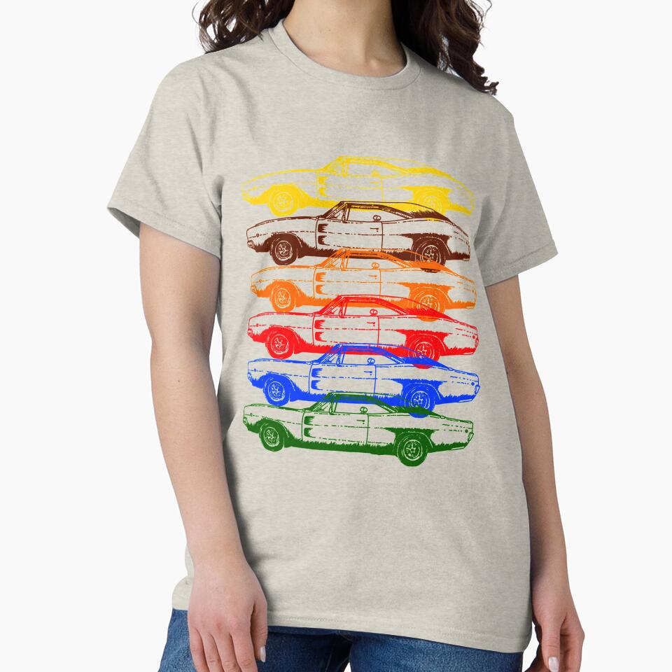 Vintage Race Car Repeat Stacked by AZGuzmans