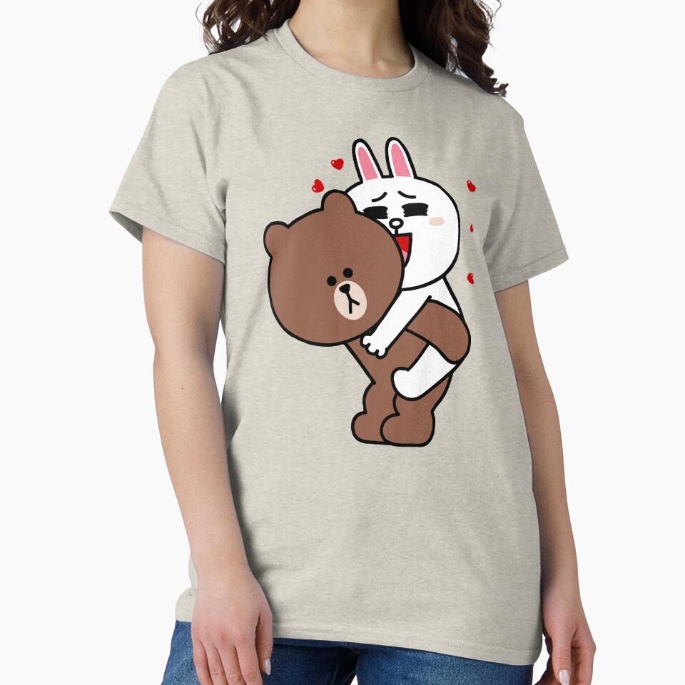 Love Hug from white Rabbit to Brown Bear❤️ by Pandety