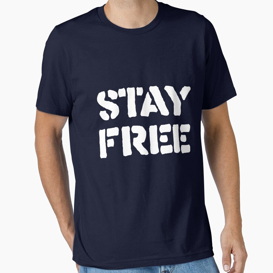 STAY FREE T-shirt, 1977 Authentic Joe Strummer, Clash Stay Freeinspired T-shirt by DFDesignMarket